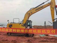 熱烈祝賀重慶客戶第八臺(tái)利勃海爾挖掘機(jī)交付！