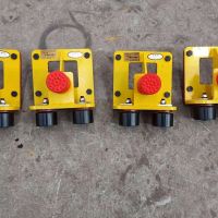 實(shí)拍！防跳軌型200輪矩形方管梁頭防脫軌產(chǎn)品實(shí)物圖