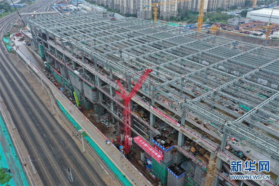 （經(jīng)濟(jì)）（4）北京豐臺站一期北區(qū)主體結(jié)構(gòu)封頂