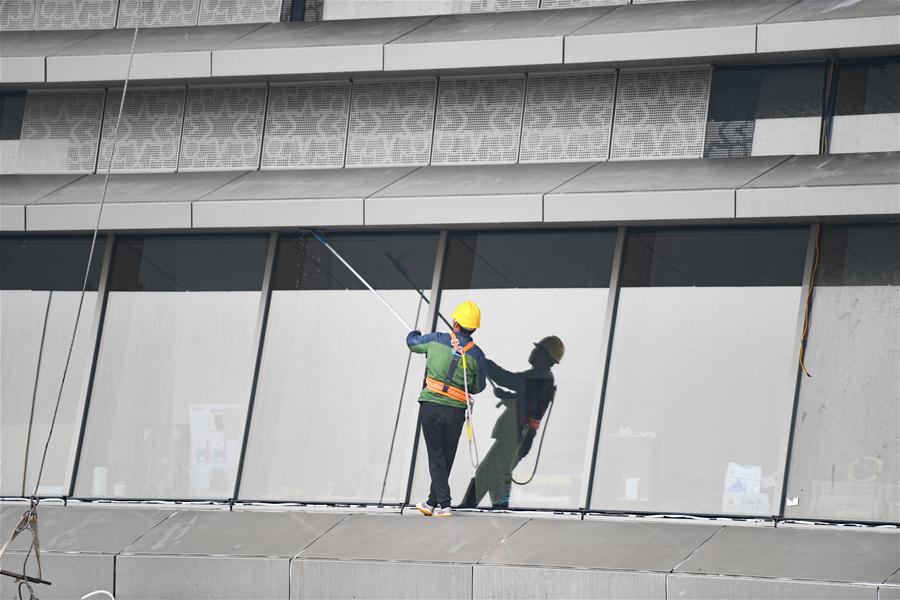 （新華視界）（1）長沙國際會(huì)議中心計(jì)劃10月底竣工