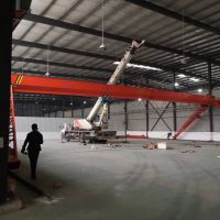 成都起重機(jī)，航吊龍門吊龍泉驛區(qū)安裝現(xiàn)場(chǎng)