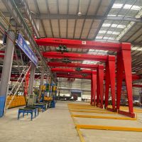 湖北省宜昌市半門式龍門吊起重機(jī)，龍門吊，行吊