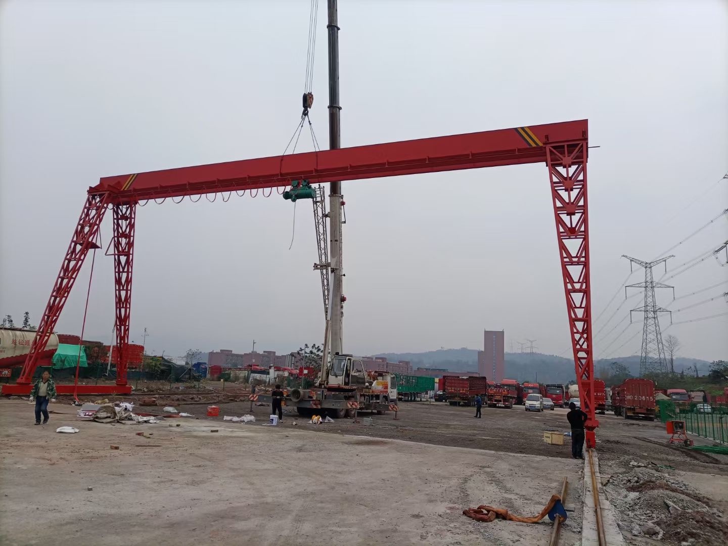 成都收售二手起重機(jī)、行吊、龍門吊18782127665