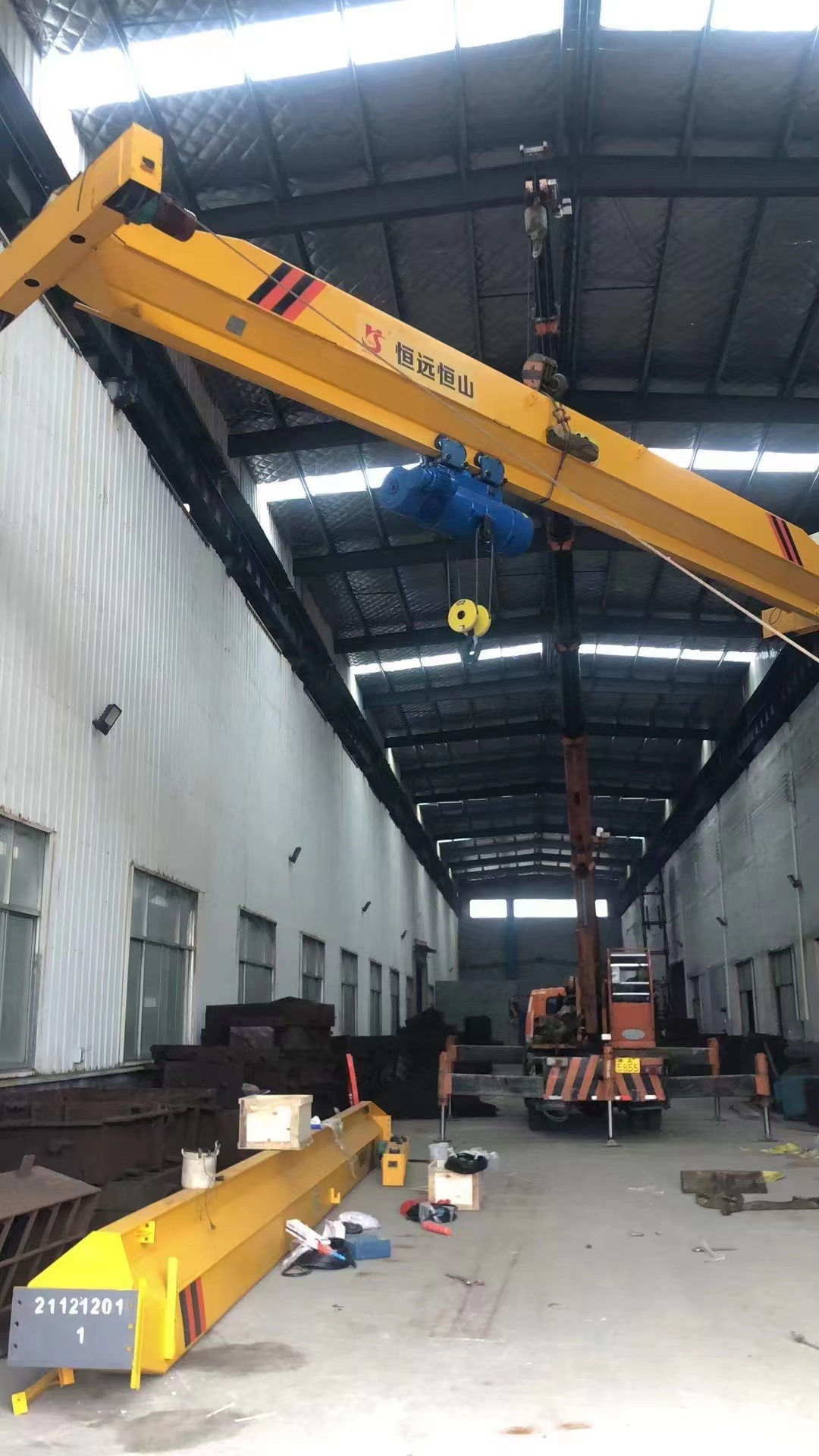 蘭州起重機施工