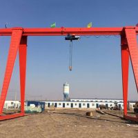 蘭州MH型3~16噸電動葫蘆門式起重機(jī)倉庫工廠專業(yè)龍門吊